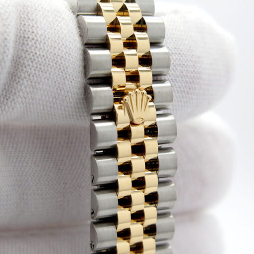 Rolex 278343RBR Datejust 18K/SS with Champagne Diamond Dial / Bezel on Jubilee - Image 7