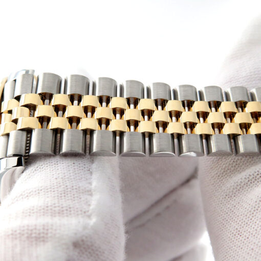 Rolex 278343RBR Datejust 18K/SS with Champagne Diamond Dial / Bezel on Jubilee - Image 6