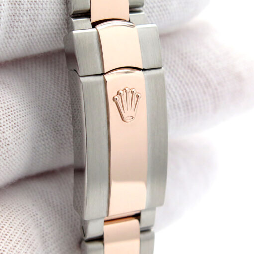 Rolex 278341RBR Datejust 18K/SS with White Roman Dial & Domed Diamond Bezel on Oyster - Image 7