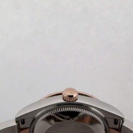 Rolex 278341RBR Datejust 18K/SS with White Roman Dial & Domed Diamond Bezel on Oyster - Image 4