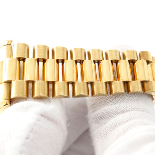 Rolex 118238 Day Date 18K Yellow Gold with Champagne Diamond Dial - Image 6