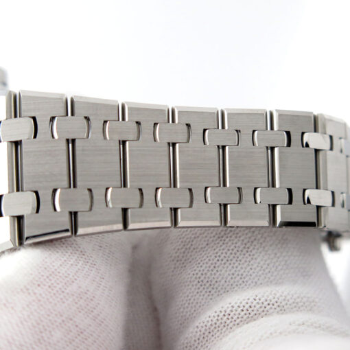 Audemars Piguet 15551ST Royal Oak 37mm with Blue Dial and Diamond Bezel - Image 9