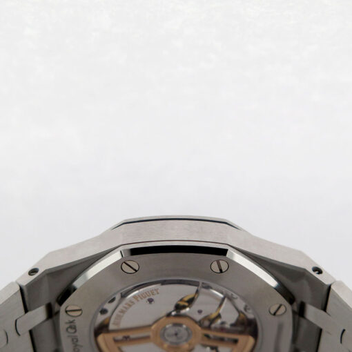 Audemars Piguet 15551ST Royal Oak 37mm with Blue Dial and Diamond Bezel - Image 6