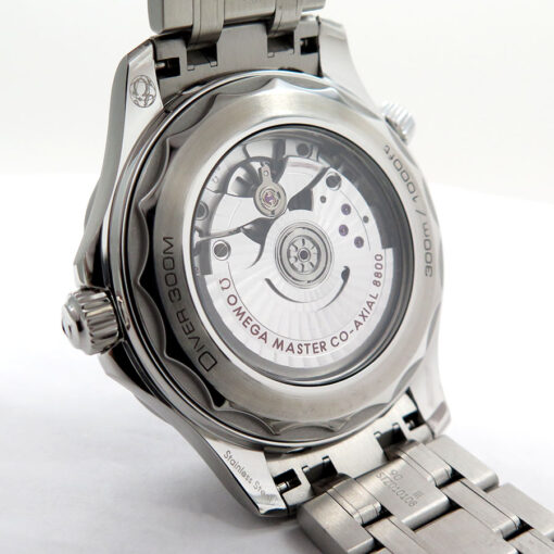 Omega Seamaster Diver 300m with Black Dial on Bracelet - Image 4