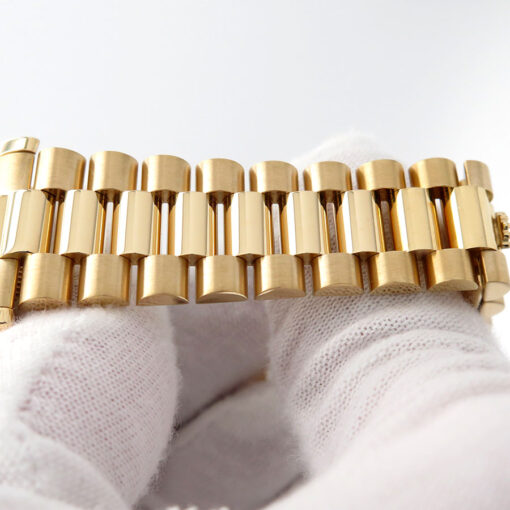 Rolex 118238 Day Date 18K Yellow Gold with Silver Diamond Dial - Image 8