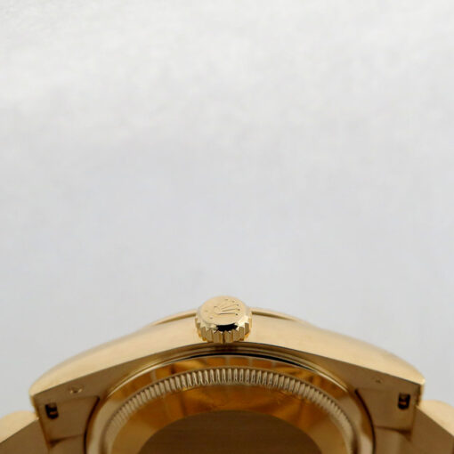 Rolex 118238 Day Date 18K Yellow Gold with Silver Diamond Dial - Image 4
