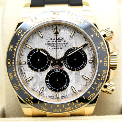 Rolex 126518LN Cosmograph Daytona 18K Yellow Gold with Meteorite Dial (New Model) - Image 3