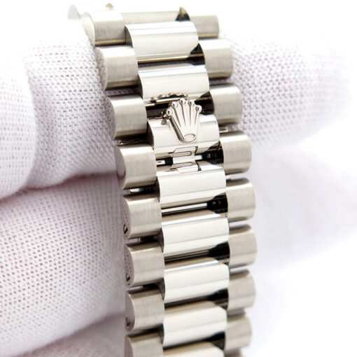 Rolex 228239 Day Date 18K White Gold with Blue Ombre Roman Dial - Image 7