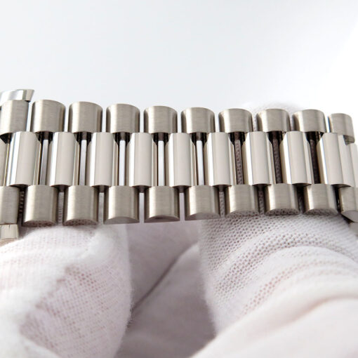 Rolex 228239 Day Date 18K White Gold with Olive Green Roman Dial - Image 6