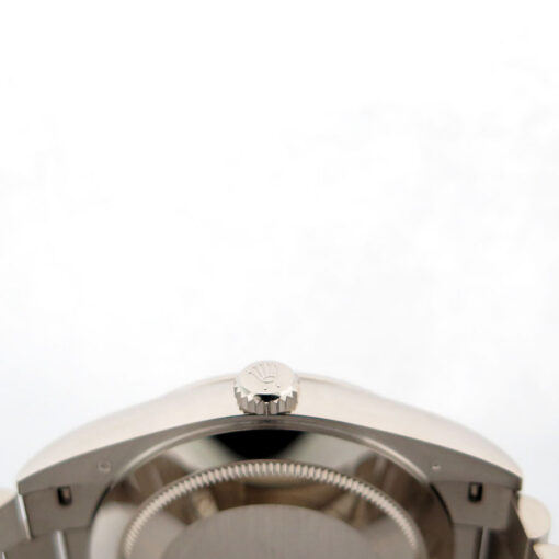 Rolex 228239 Day Date 18K White Gold with Olive Green Roman Dial - Image 4