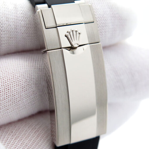Rolex 126519LN Cosmograph Daytona 18K White Gold with Black Dial on Oysterflex - Image 7
