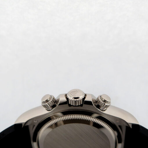 Rolex 126519LN Cosmograph Daytona 18K White Gold with Black Dial on Oysterflex - Image 4