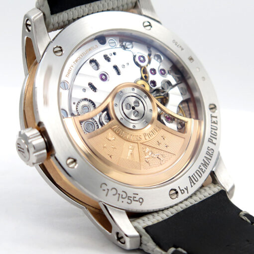Audemars Piguet 15210CR Code 11.59 Automatic 18K White & Rose Gold with Grey Dial - Image 5