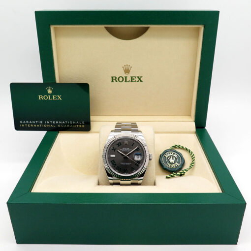 Rolex 126334 Datejust 41 with Slate Roman Dial on Oyster - Image 2