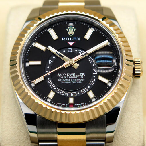 Rolex 336933 Skydweller 18K/SS with Black Dial on Oyster - Image 3