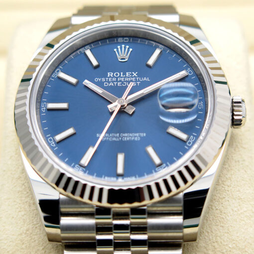 Rolex 126334 Datejust 41 with Blue Stick Dial on Jubilee - Image 3