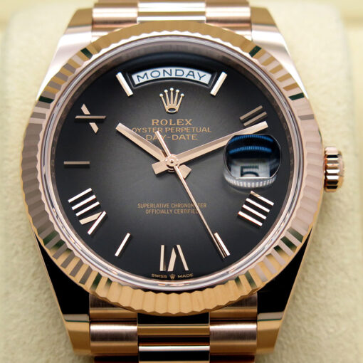 Rolex 228235 Day Date 40 18K Rose Gold with Slate Ombre Dial - Image 3