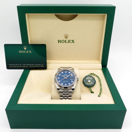 Rolex 126334 Datejust 41 with Blue Diamond Dial on Jubilee - Image 2