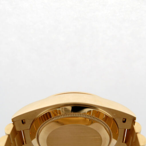 Rolex 228238 Day Date 40 18K Yellow Gold with Silver Diagonal Motif Dial - Image 5