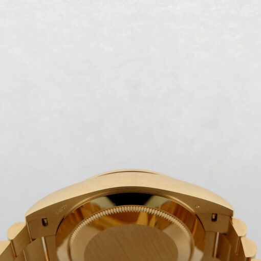 Rolex 228238 Day Date 40 18K Yellow Gold with Green Roman Dial - Image 5