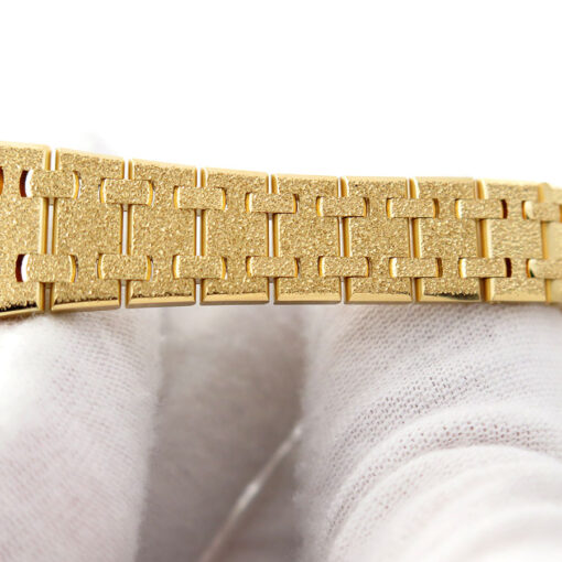 Audemars Piguet 67630BA Royal Oak Mini Frosted Yellow Gold Quartz - Image 9