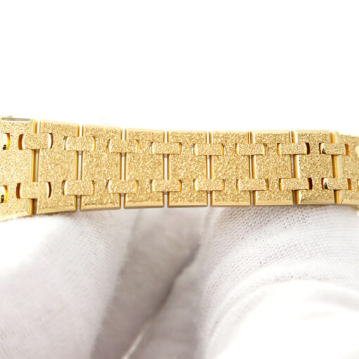 Audemars Piguet 67630BA Royal Oak Mini Frosted Yellow Gold Quartz - Image 7