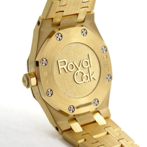 Audemars Piguet 67630BA Royal Oak Mini Frosted Yellow Gold Quartz - Image 4
