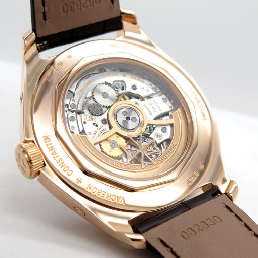 Vacheron Constantin 4000E Fiftysix Complete Calendar 18K Rose Gold with Silver Dial - Image 5