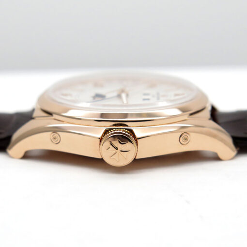Vacheron Constantin 4000E Fiftysix Complete Calendar 18K Rose Gold with Silver Dial - Image 6