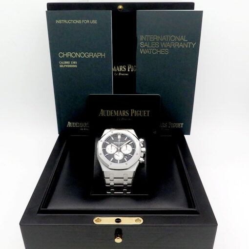 Alternative view of Audemars Piguet 26331ST Royal Oak Chronograph with Black Dial