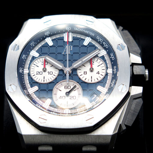 Audemars Piguet 26420TI Royal Oak Offshore Chronograph Flyback with Blue Dial - Image 3