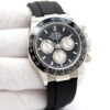 Rolex 126519LN Cosmograph Daytona 18K White Gold with Black Dial on Oysterflex