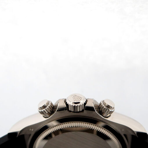 Rolex 126519LN Cosmograph Daytona 18K White Gold with Black Dial on Oysterflex - Image 4