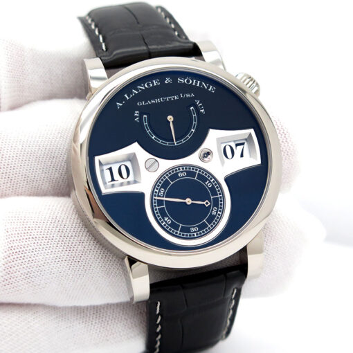 A. Lange & Sohne 140.029 Zeitwerk 18K White Gold