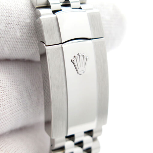 Rolex 126234 Datejust with Olive Green Palm Motif Dial on Jubilee - Image 7