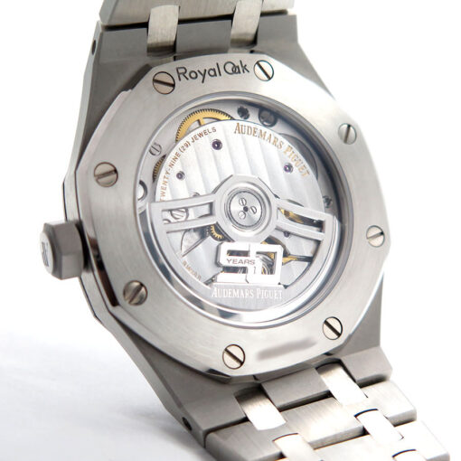 Audemars Piguet 15550ST Royal Oak "50th Anniversary " with Blue Dial - Image 4