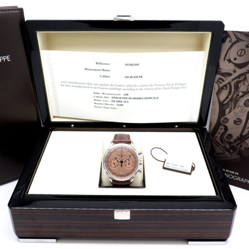 Patek Philippe 5172G Chronograph with Rose Dial - Image 2