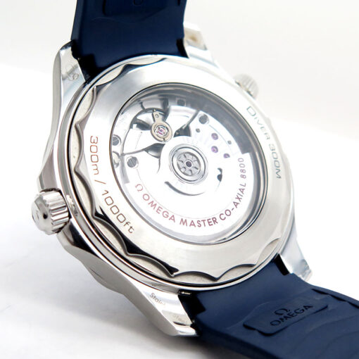 Omega Seamaster Diver 300m with Blue Dial on Strap - Image 4