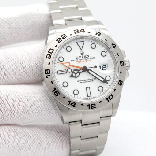 Rolex 226570 Explorer II with White Dial