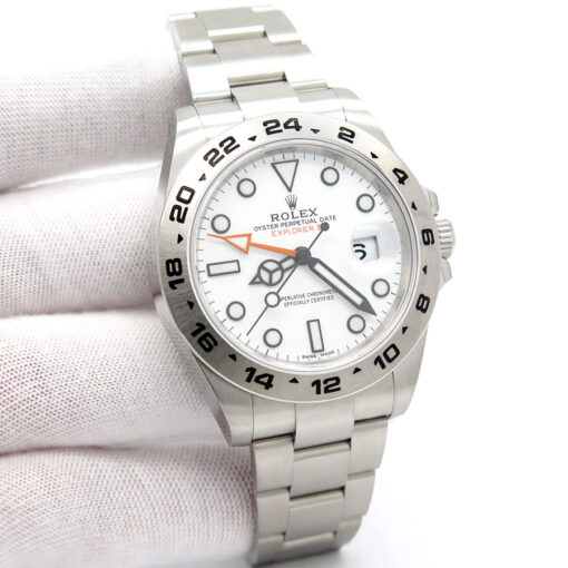 Rolex 216570 Explorer II with White Dial