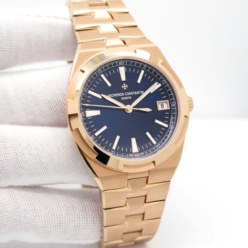 Vacheron Constantin 4520V Overseas 18K Rose Gold with Blue Dial Automatic