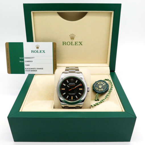 Rolex 116400GV Milgauss with Black Dial (New Old Stock) - Image 2