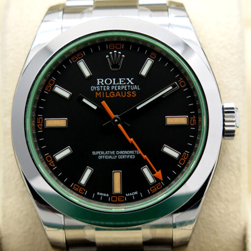 Rolex 116400GV Milgauss with Black Dial (New Old Stock) - Image 3