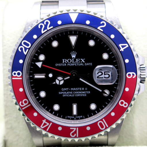 Rolex 16710 GMT Master II with Red & Blue Bezel - Image 3