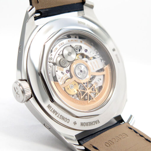 Vacheron Constantin 4000E Fiftysix Complete Calendar with Blue Dial on Strap - Image 4
