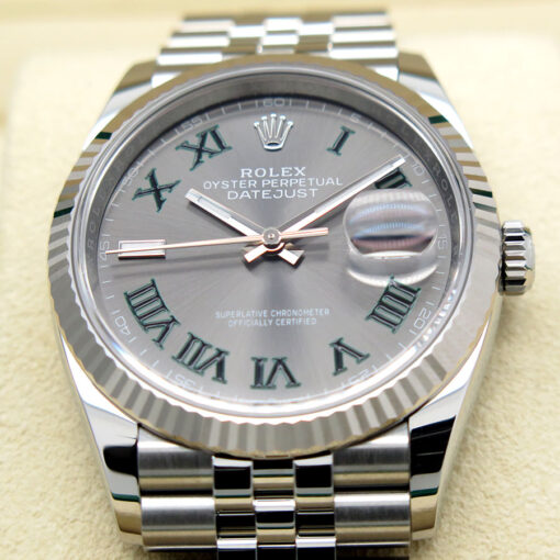 Rolex 126234 Datejust with Slate Roman Dial on Jubilee - Image 3