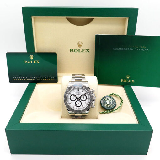 Rolex 126500LN Cosmograph Daytona with White Dial - Image 2