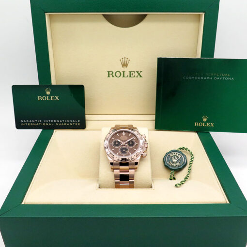 Rolex 126505 Cosmograph Daytona 18K Rose Gold with Chocolate Dial - Image 2