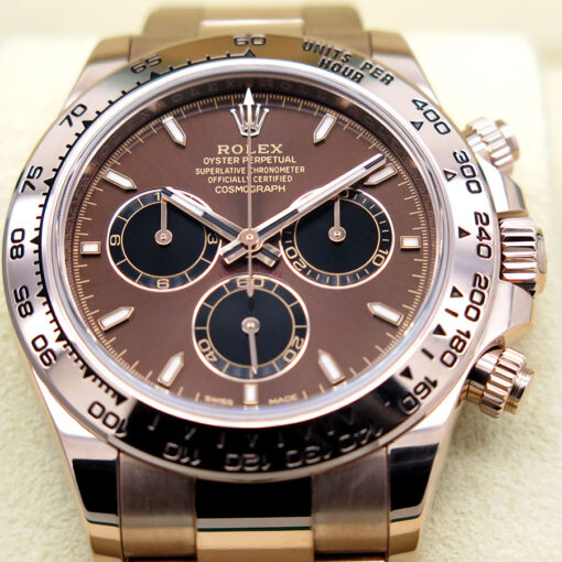 Rolex 126505 Cosmograph Daytona 18K Rose Gold with Chocolate Dial - Image 3