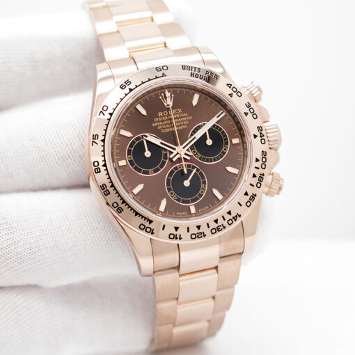 Rolex 126505 Cosmograph Daytona 18K Rose Gold with Chocolate Dial